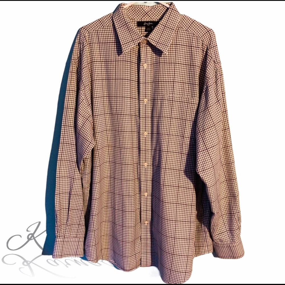 SEAN JOHN Long Sleeve Button Down Dress Shirt XXL